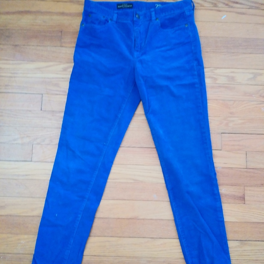 J. Crew toothpick corduroys